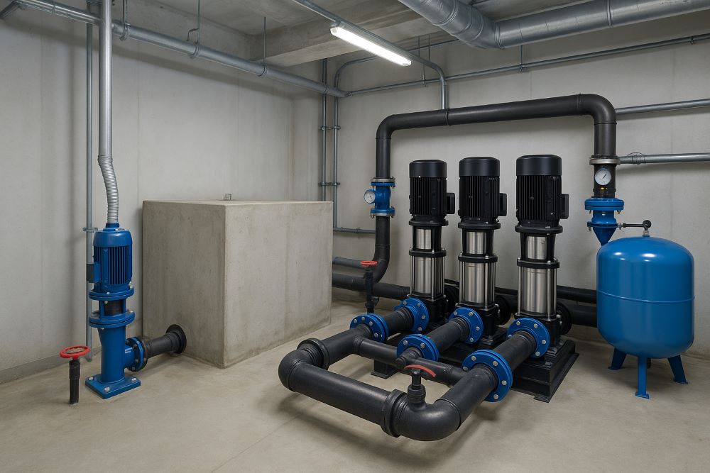 6 Deep Well & Pumping Stations - West Abdullah Al Mubarak